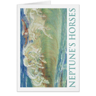 NEPTUNE-PFERDE FAHREN DIE WELLEN