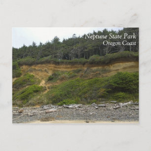 Neptune Staat Park, OR Postkarte