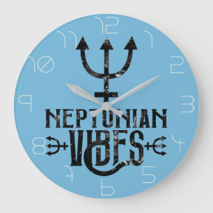 Neptunian Vibes Esoteric Astrology Zodiac Neptune Große Wanduhr