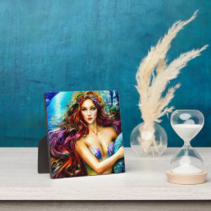 Neptuns Tochter Fantasy Art Tischplatte Fotoplatte