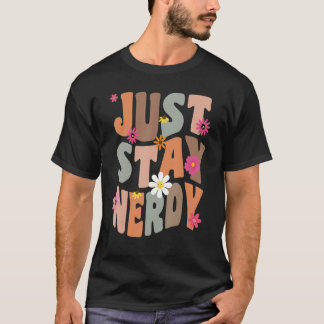 Nerd Bleibe Nerdy Pun T-Shirt