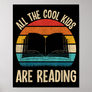 Nerd Buchbibliothek für lustige Lesebücher Poster