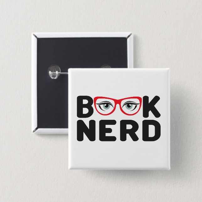 Nerd buchen button (Vorne & Hinten)