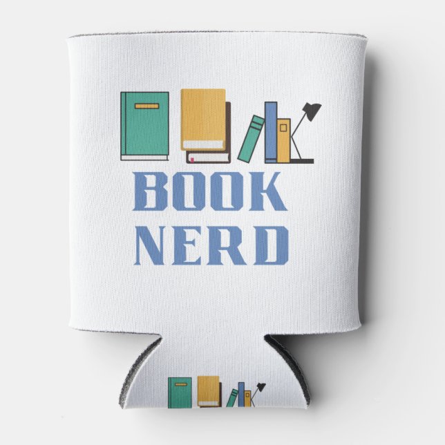 Nerd buchen dosenkühler (Vorderseite)