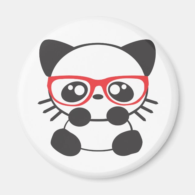 Nerd Cat Magnet (Vorne)