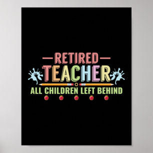Nerd der Nachwuchsschule Funny Teacher Poster