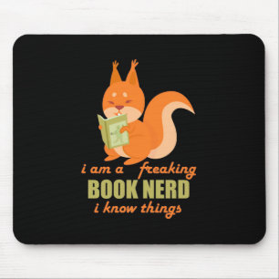 Nerd Eichhörnchen Mousepad