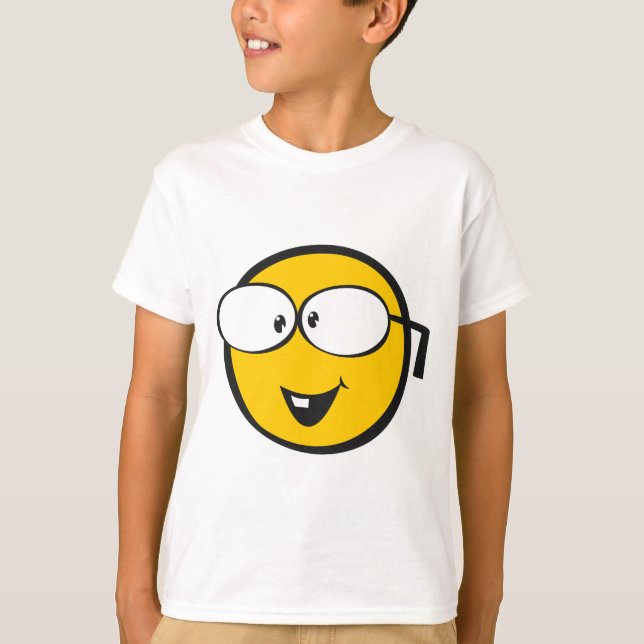 Nerd Emoji T-Shirt (Vorderseite)