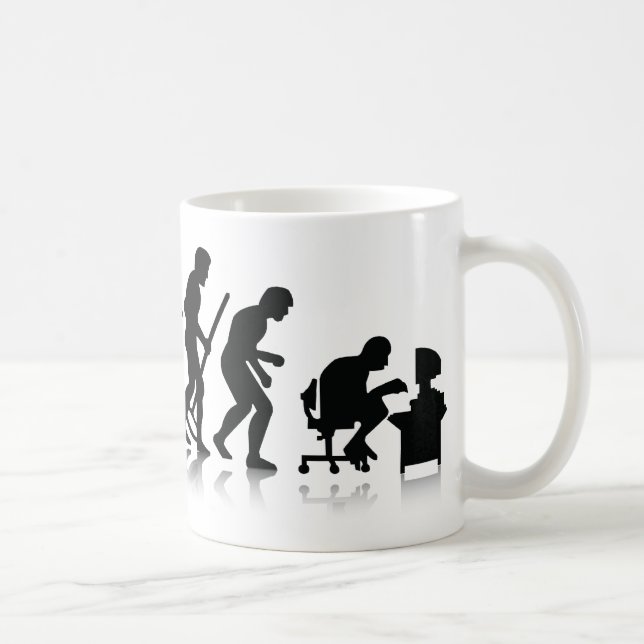 Nerd Evolution Kaffeetasse (Rechts)