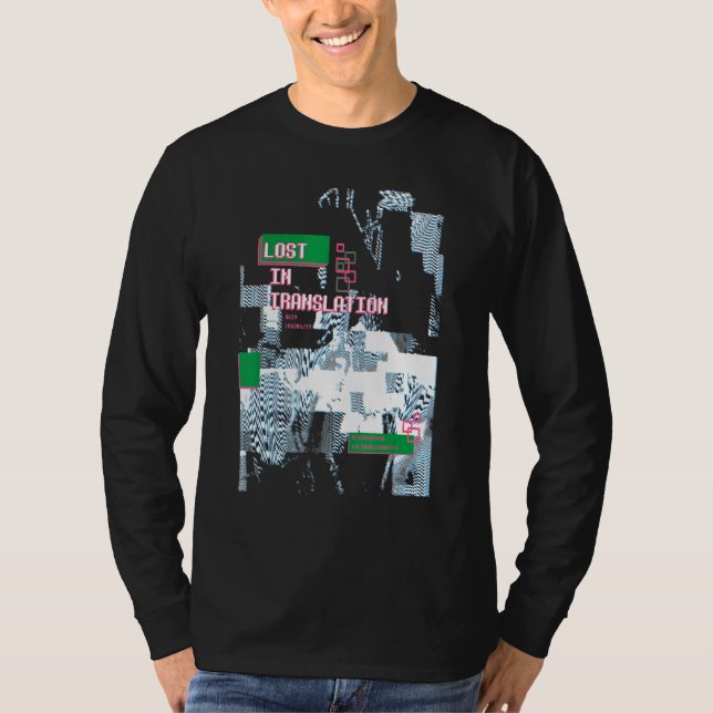 Nerd-Fehler T für den Retro-Computer Glitch Geek T-Shirt (Vorderseite)