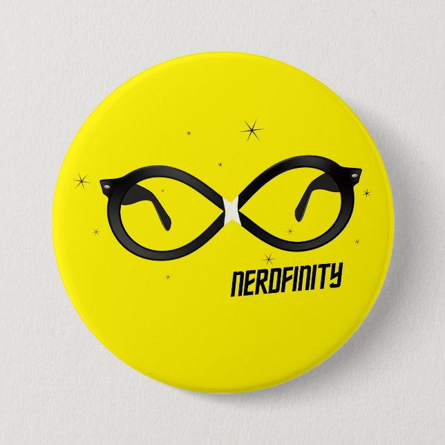 Nerd Forever Button (Vorderseite)