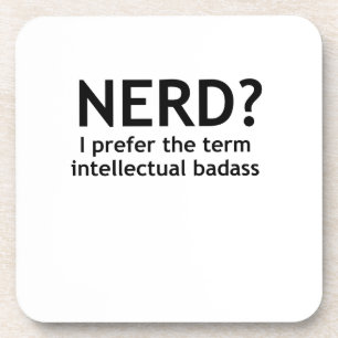 Nerd? Funny, Geeky Design Untersetzer