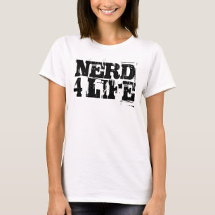 Nerd für das Leben - Frauenoberseite T-Shirt