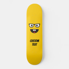 Nerd Gesicht Skateboard