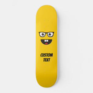 Nerd Gesicht Skateboard
