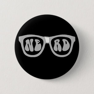 Nerd-Gläser Button