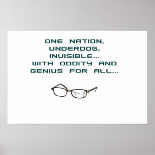 Nerd-Gruß Poster
