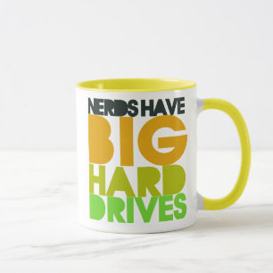 Nerd haben große Festplatten Tasse