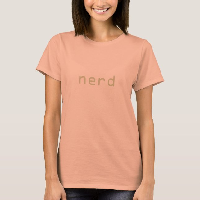Nerd-Hemd T-Shirt (Vorderseite)