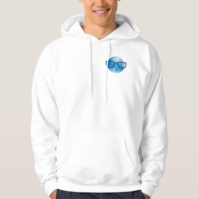 Nerd Herd läuft Zip Up Hoodie (Vorderseite)