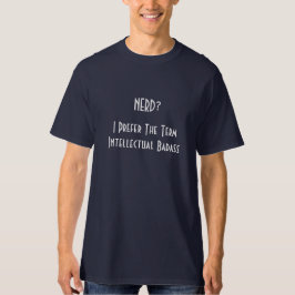 Nerd? Ich bevorzuge... Cooles Blue Mens Funny Spaß T-Shirt