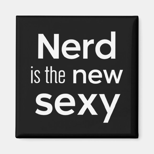Nerd Is The New Y Gamers Software Engineers Origin Magnet (Vorne)