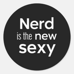 Nerd ist das neue Y Gamer Software-Ingenieure Herk Runder Aufkleber