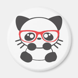 Nerd-Katze Magnet