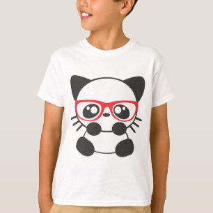 Nerd-Katze T-Shirt