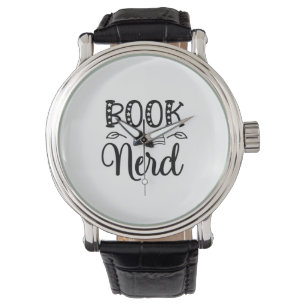 Nerd lesen armbanduhr