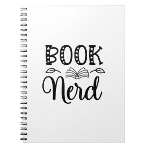 Nerd lesen notizblock