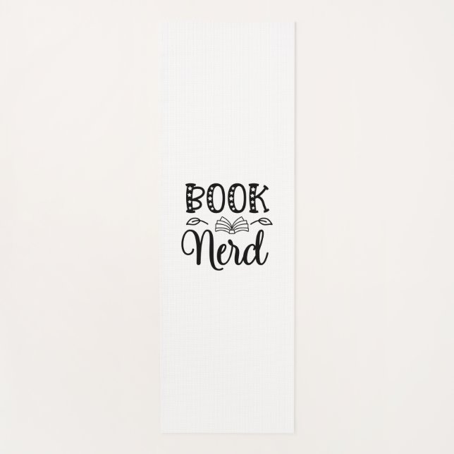 Nerd lesen yogamatte (Vorderseite)