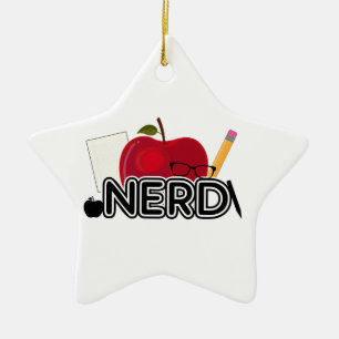 Nerd - Logo Keramik Ornament