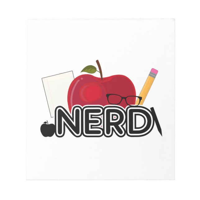 Nerd - Logo Notizblock (Vorderseite)