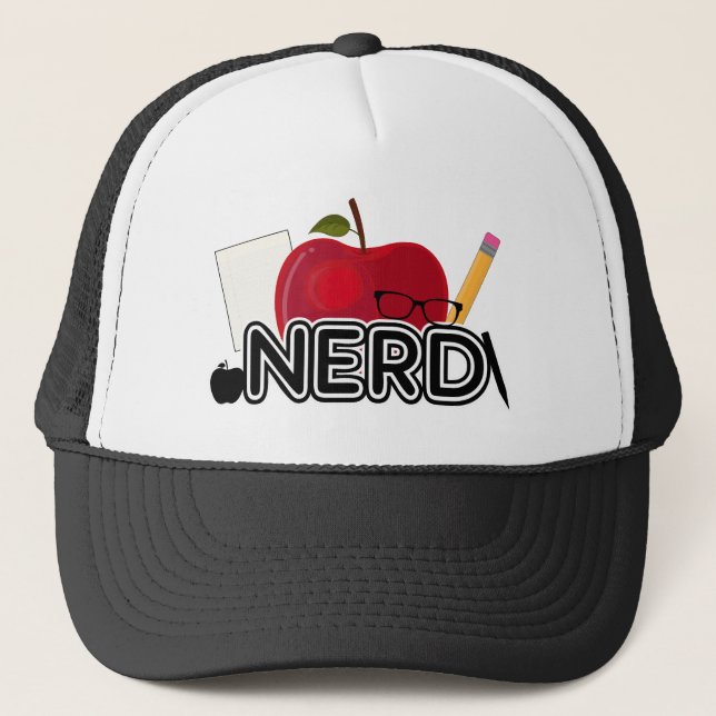 Nerd - Logo Truckerkappe (Vorderseite)