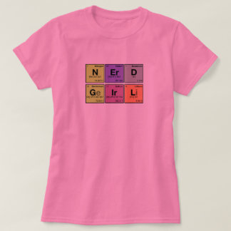 NERD-MÄDCHEN! Periodische Element-Jagd T-Shirt
