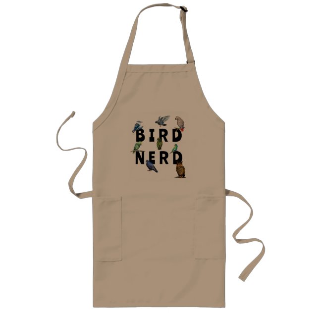 NERD, Papageien, Eule, Tauben, Kookaburra Lange Schürze (Vorne)