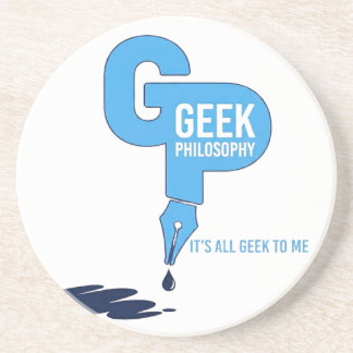 Nerd-Philosophie-Schnapsglas Getränkeuntersetzer