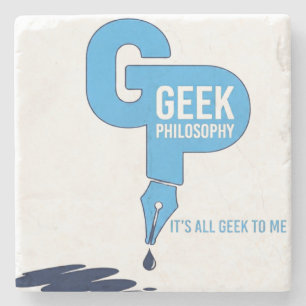 Nerd-Philosophie-Schnapsglas Steinuntersetzer