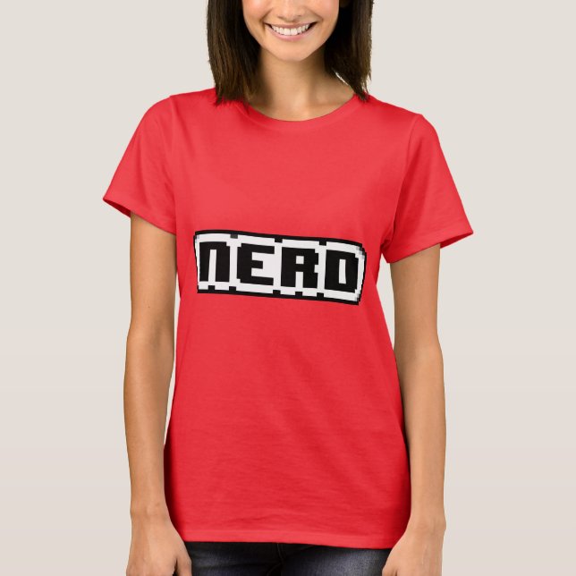 Nerd-Pixel-T - Shirt (Vorderseite)