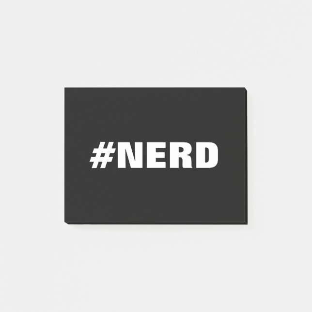 #Nerd Post-it®-Hinweise Post-it Klebezettel (Vorderseite)