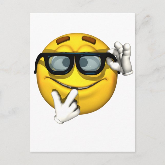Nerd Postkarte (Vorderseite)