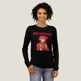 Nerd-Rock-Mädchen-T-Shirt Tri-Blend Shirt