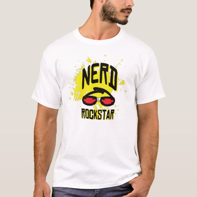 Nerd Rockstar T - Shirt (Vorderseite)