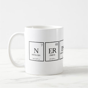 Nerd Spaß für periodische Tischelemente Kaffeetasse