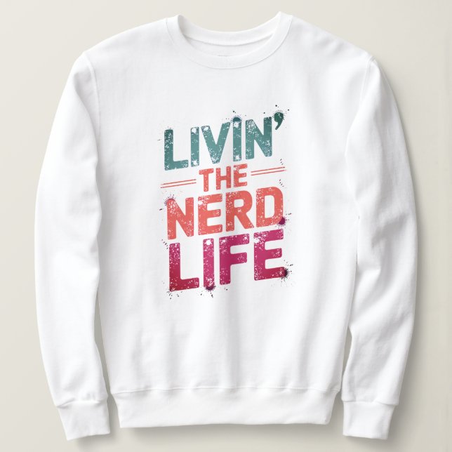 Nerd Sweatshirt (Design vorne)