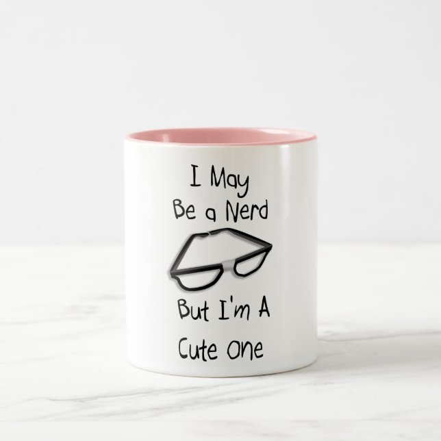 Nerd-Tasse Zweifarbige Tasse (Mittel)