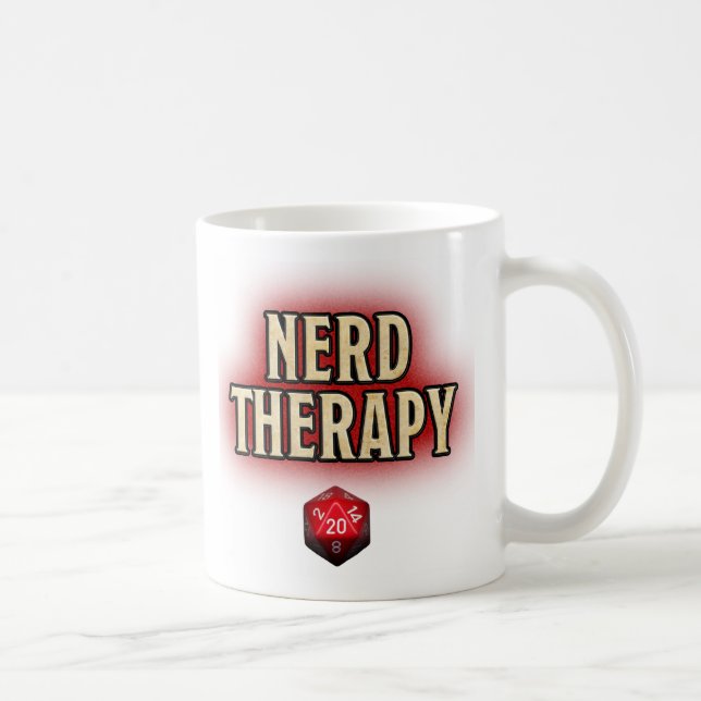 Nerd-Therapiepodcast-Tasse Tasse (Rechts)