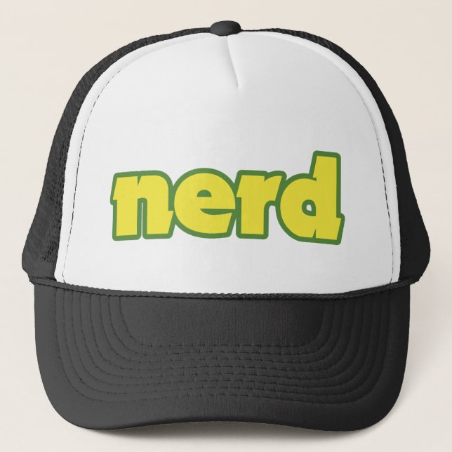 Nerd Truckerkappe (Vorderseite)