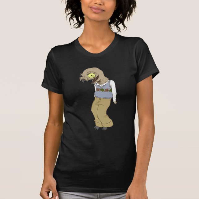 Nerd-Vogel ist das Wort T-Shirt (Vorderseite)